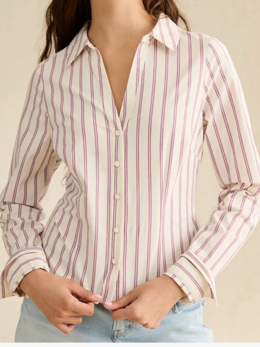 American Eagle Fitted Button Down